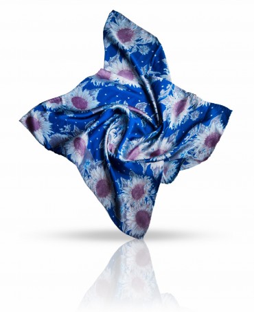 Шейный Платочек Женский SS.KV-SUNFLOW/BLUE